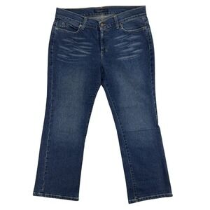 American Eagle Jeans Womens 10 Bootcut Stretch Distressed Denim Casual‎ Pockets